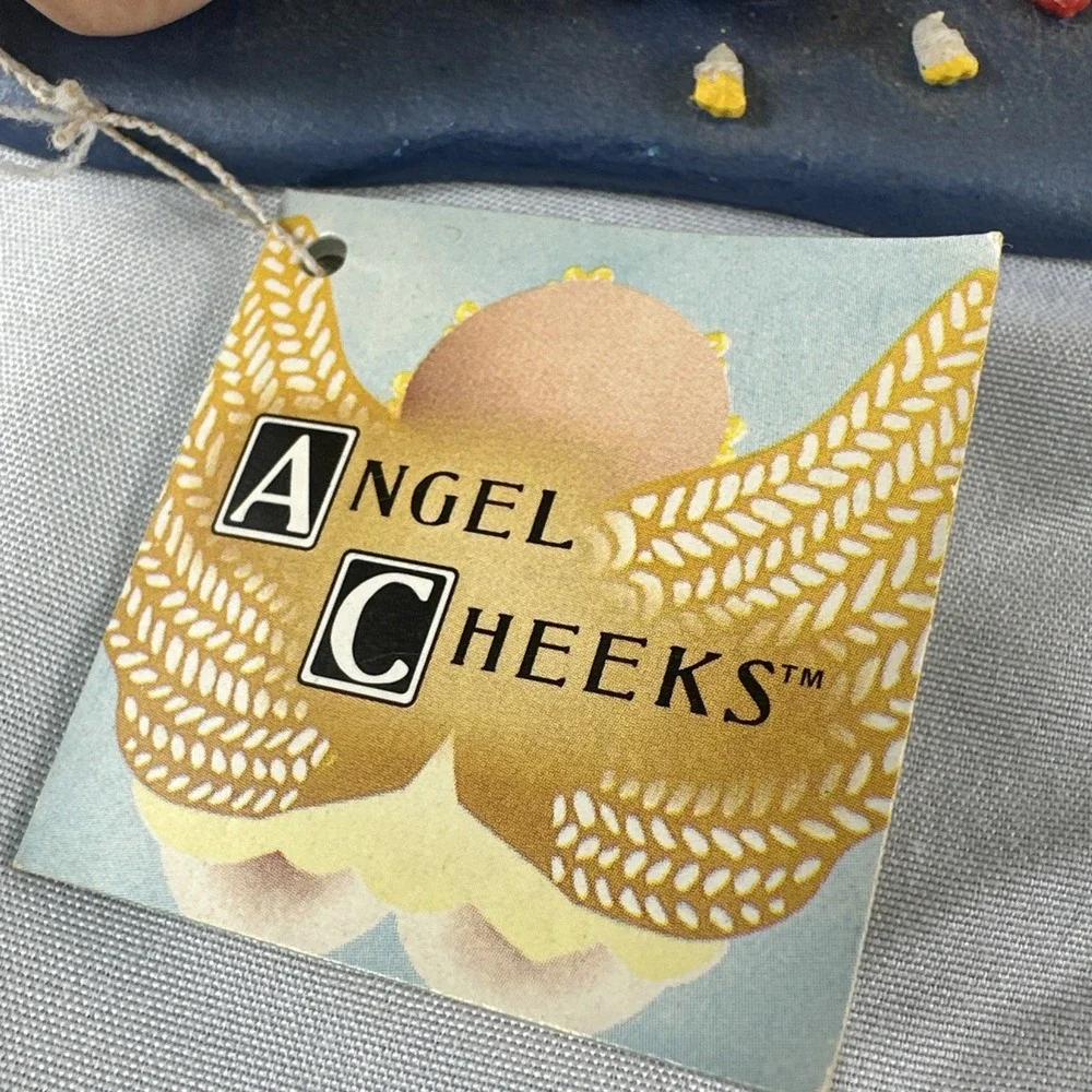 2001 Angel Cheeks Russ Double Angel Cheeks w/ FireplaceBase Kirks Kritters NWT